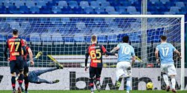 Sport/Calcio:  Genova – Lazio (1-1); le aquile volano basse. le pagelle di TVGNEWS
