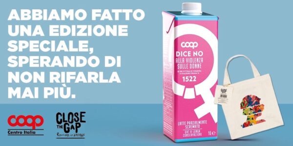 Donna/Coop Italia dice NO alla violenza sulle donne.